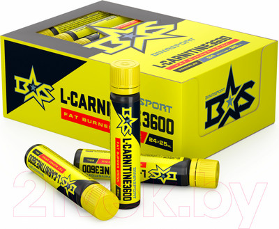 L-карнитин Binasport Питьевой 3600мг (24шт по 25мл, вишня)