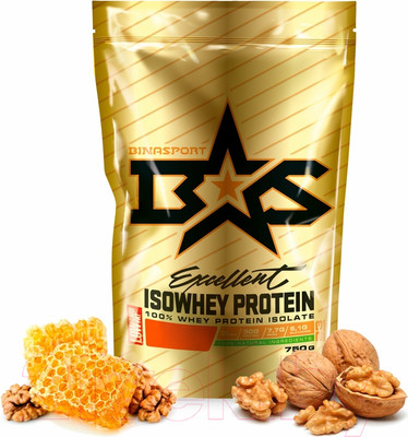 Протеин Binasport Экселент Изовей (750г, мед и грецкий орех)