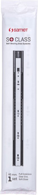 Комплект направляющих мебельных Samet So-Class / 11661451000 (шариковые без доводчика 46/250мм)