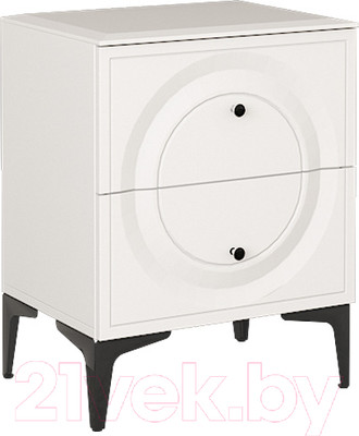 Прикроватная тумба Mobi Валенсия 13.291 (белый РЕ шагрень/белый шагрень ПВХ)