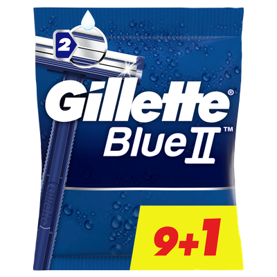 Набор бритвенных станков Gillette Blue II одноразовые (10шт)