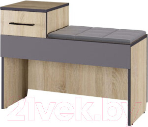 Тумба в прихожую Аквилон Эльза №5.2 800 (дуб сонома)
