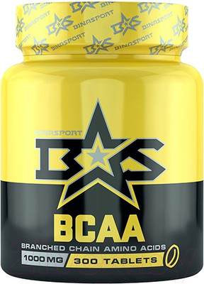 Аминокислоты BCAA Binasport №300 (1000мг)