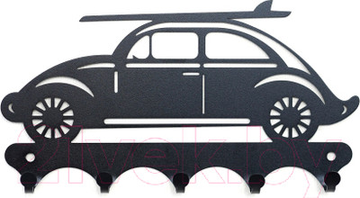 Ключница настенная KN Машина Beetle (черный)