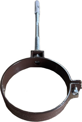 Хомут водосточной трубы Технониколь ПВХ Универсальный 374723 (140 мм, коричневый)