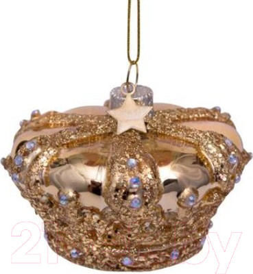 Подвеска новогодняя Vondels Королевская корона / 1202740050010 (золотистый)