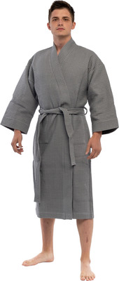 Халат Lilia Мужской вафельный 21С-018В (р-р 48-50/182, серый)