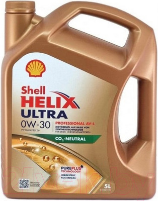Моторное масло Shell Helix Ultra Professional AV-L 0W30 (5л)