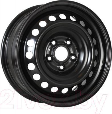 Штампованный диск Eurodisk 86J48.5H 17x7" 5x114.3мм DIA 67.1мм ET 48.5мм Black