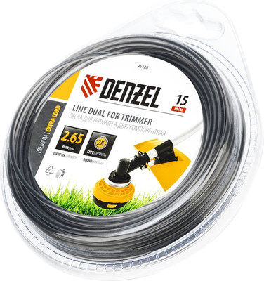 Леска для триммера Denzel 96128