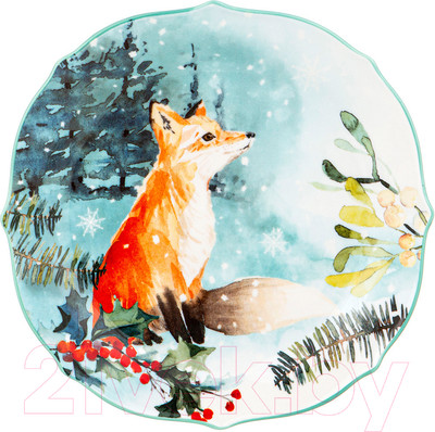 Тарелка столовая обеденная Lefard Лесная сказка. Лиса / 409-157