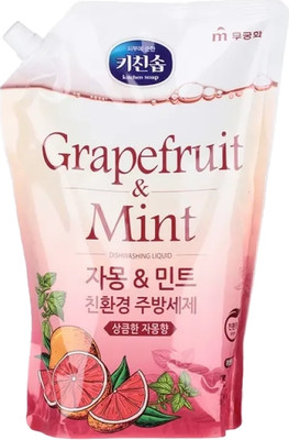 Средство для мытья посуды Mukunghwa Grapefruit&Mint Dishwashing Detergent (1.2л)