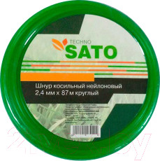 Леска для триммера Sato Techno 1LB 2.4мм x 87м (круг)