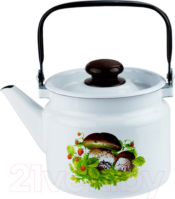 Чайник Лысьвенские эмали Грибная поляна С-2710 П2/4Рч