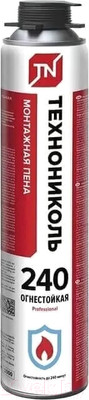 Пена монтажная Технониколь Профессиональная огнестойкая 240 (1л)