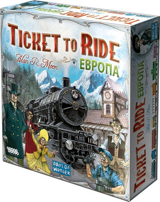 Настольная игра Мир Хобби Билет на поезд: Европа / Ticket to Ride: Европа 1032 (3-е русское издание)