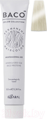 Крем-краска для волос Kaaral Baco 12.20 (блонд очень светлый фиолетовый)