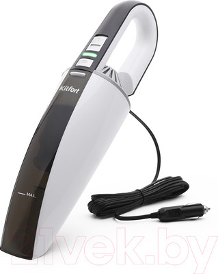 Портативный пылесос Kitfort KT-537-1 (белый/черный)