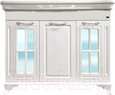 Тумба с умывальником Eva Gold Giovanni + Модерн 105 (с сифоном)