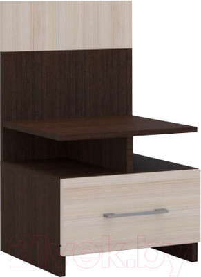 Комплект прикроватных тумб Империал Алена (венге/дуб молочный)