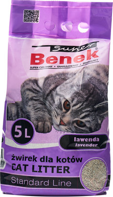 Наполнитель для туалета Super Benek Lawenda (5л/4кг)