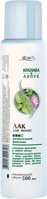 Лак для укладки волос Витэкс Экстрасильной фиксации Крапива и лопух (500мл)