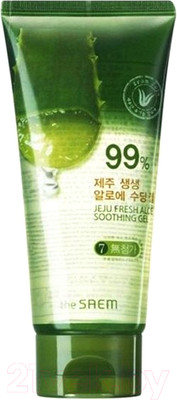 Гель для тела The Saem Jeju Fresh Aloe Soothing Gel 99% универсальный увлажняющий Туба (300мл)