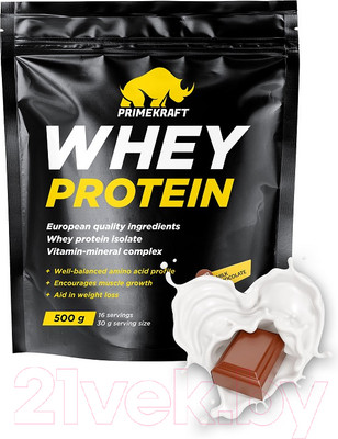 Протеин Prime Kraft Whey Молочный Шоколад (500г)