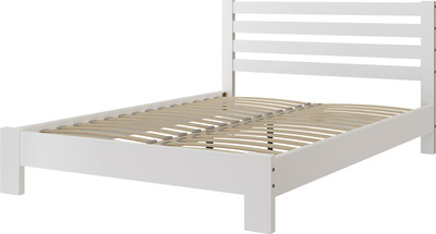 Полуторная кровать Bravo Мебель Вероника 120x200 (белый античный)