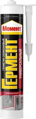 Герметик силиконовый Момент Универсальный (280мл, прозрачный)