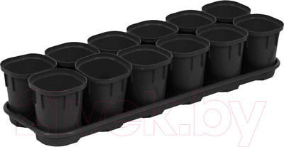 Набор горшков для рассады Ingreen Smart Solution / ING6034 ЧР