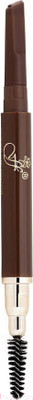 Карандаш для бровей Ffleur С щеточкой автоматический / ES-412 (коричневый)