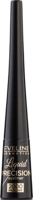 Подводка для глаз жидкая Eveline Cosmetics Liquid Precision Eyeliner 2000 Procent Waterproof (4мл)
