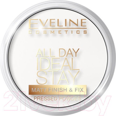 Фиксирующая пудра для лица Eveline Cosmetics All Day Ideal Stay 60 White