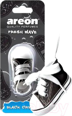 Ароматизатор автомобильный Areon Fresh Wave Black Crystal (кеды)