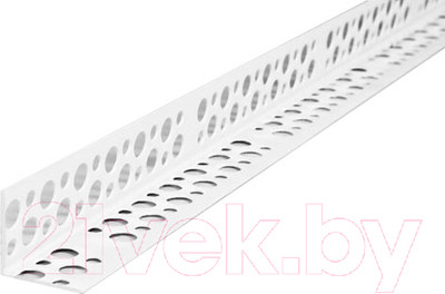 Уголок штукатурный Profigips ПВХ Перфорированный 23x23x2500