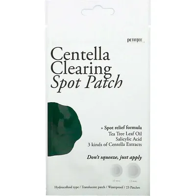 Маска-патч для лица Petitfee Centella Clearing Spot Patch Точечные (23шт)