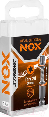 Набор бит Nox Strong Torsion E6.3 Tx-20-50 / 339205 (10шт)
