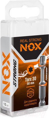 Набор бит Nox Strong Torsion E6.3 Tx-30-50 / 339305 (10шт)