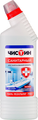 Чистящее средство для ванной комнаты Чистин Санитарно-гигиеническое для ухода за туалетом (750г)