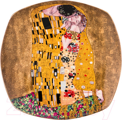 Тарелка закусочная (десертная) Lefard Поцелуй / 104-512 (золото)