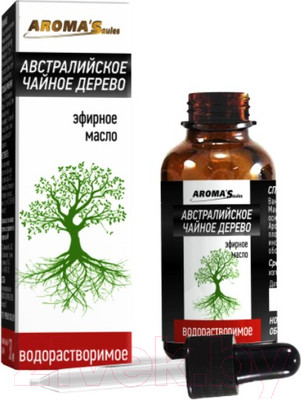 Эфирное масло Aroma Saules Водорастворимое Австралийское чайное дерево (30мл)