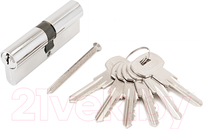 Цилиндровый механизм замка Аллюр A 90-6К CP (хром)