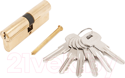 Цилиндровый механизм замка Аллюр A 90-6К ВP (латунь)