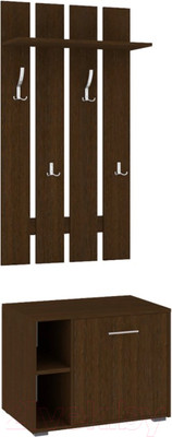 Секция в прихожую Кортекс-мебель Лара СП3 (венге)