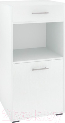 Тумба в прихожую Кортекс-мебель Лара ТП2 (белый)