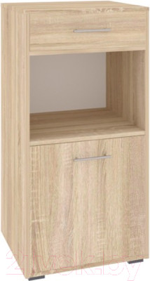 Тумба в прихожую Кортекс-мебель Лара ТП2 (дуб сонома)