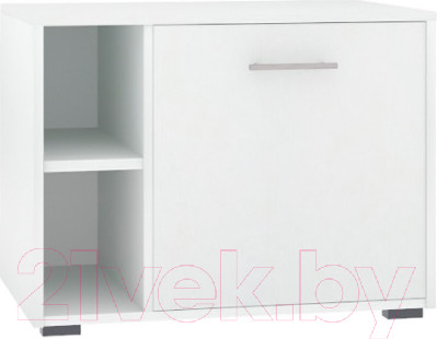 Тумба в прихожую Кортекс-мебель Лара ТП3 (белый)