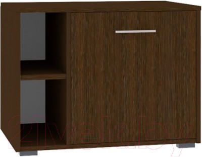 Тумба в прихожую Кортекс-мебель Лара ТП3 (венге)