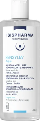 Мицеллярная вода ISISPHARMA Sensylia Aqua Увлажняющая Для чувствительной и обезвоженной кожи (400мл)